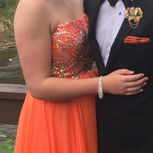 BEAUTIFUL LONG Strapless DRESS